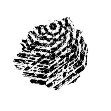 Vektör el boyası grunge fırça darbesi. soyut tek renkli fırça mürekkep dokusu.