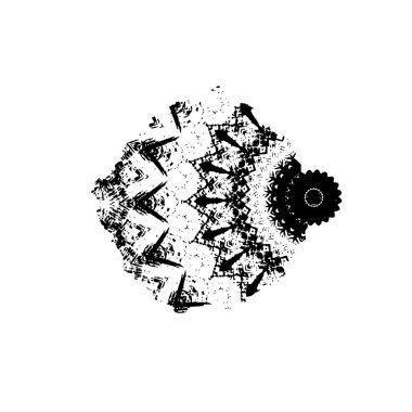 Siyah ve beyaz desenli soyut arkaplan