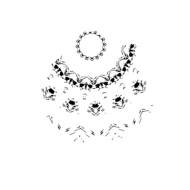 El - çerçeve, çelenk, çiçekler, yapraklar.