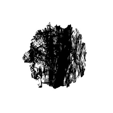 Beyaz arkaplanda soyut grunge baskısı, vektör illüstrasyon tasarımı