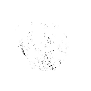 Beyaz arkaplanda el boyası mürekkep izole edilmiş siyah mürekkep fırça darbelerinin vektör çizimi.