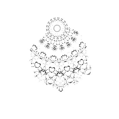 Siyah mürekkep fırça darbelerinin vektör çizimi elle boyanmış mürekkep ve beyaz arka planda siyah izole. el çizimi tasarım elemanları.