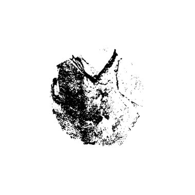 Siyah mürekkep fırça darbelerinin vektör çizimi elle boyanmış mürekkep ve beyaz arka planda siyah izole. el çizimi tasarım elemanları.