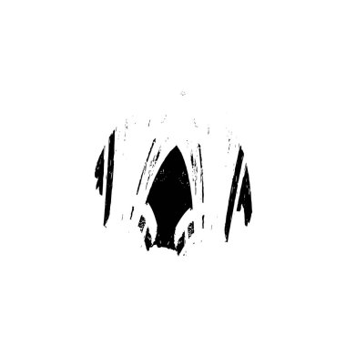 Siyah mürekkep fırça darbelerinin vektör çizimi elle boyanmış mürekkep ve beyaz arka planda siyah izole. el çizimi tasarım elemanları.