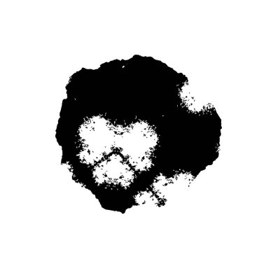 Beyaz arkaplanda grunge ögesi, soyut vektör çizimi