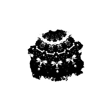 Beyaz arkaplanda grunge ögesi, soyut vektör çizimi