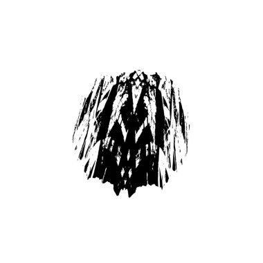 Beyaz arkaplanda grunge ögesi, soyut vektör çizimi