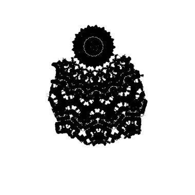 Siyah mürekkep fırça darbelerinin vektör çizimi elle boyanmış mürekkep ve beyaz arka planda siyah izole. el çizimi tasarım elemanları.