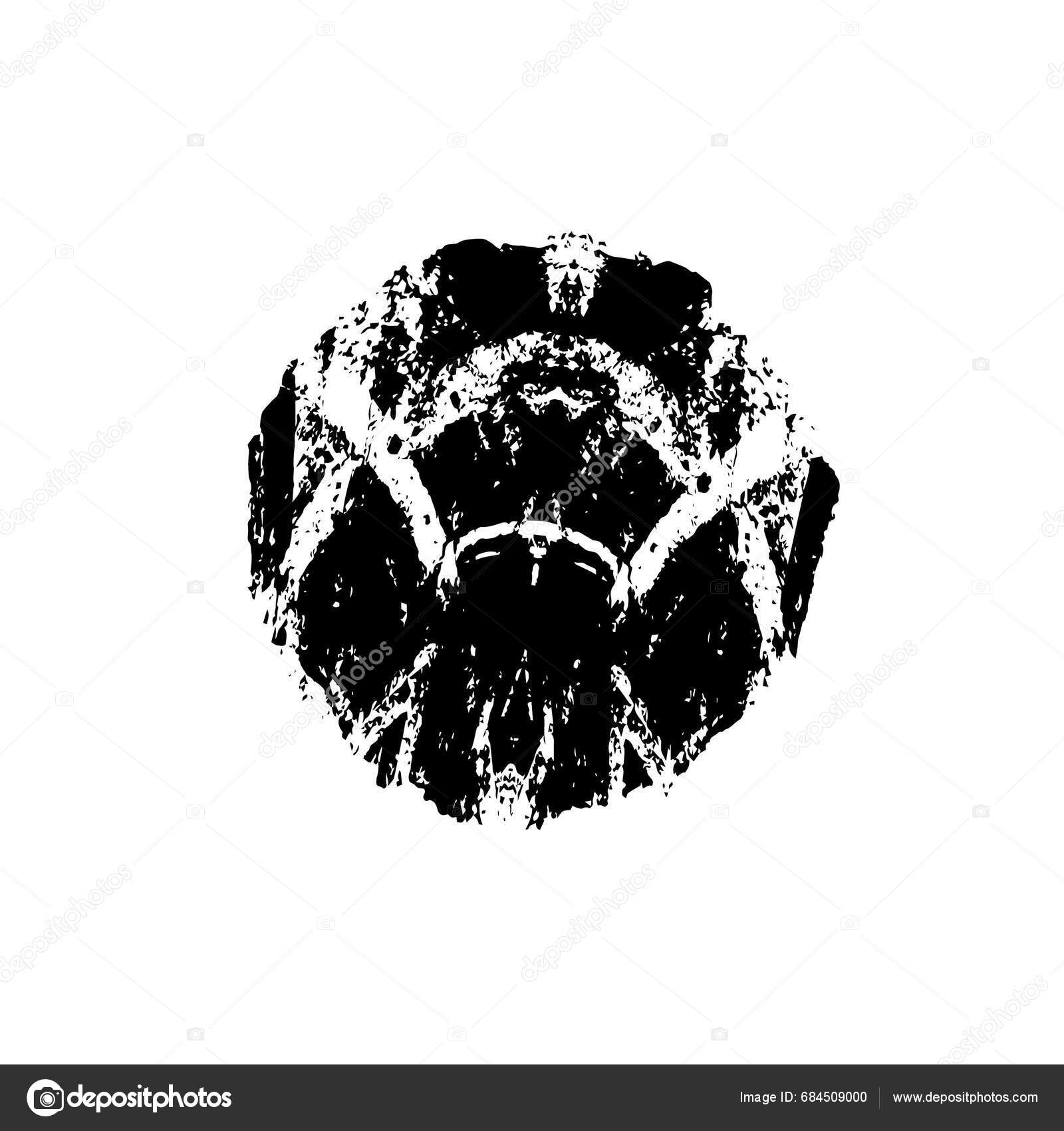 Black White Brush White Background Stock Vector by ©Toluk 684509000