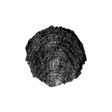 Beyaz arkaplanda soyut grunge noktası. vektör çizimi tasarımı