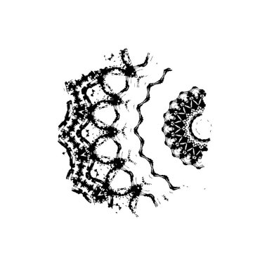sırtı ve beyaz fırça darbesi dokusu