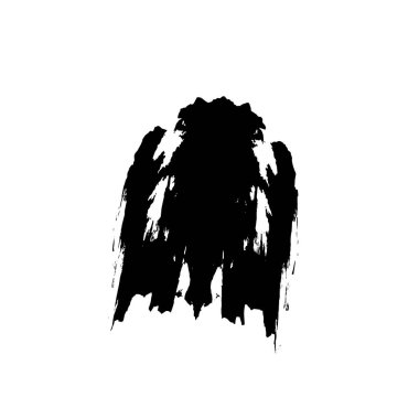 sırtı ve beyaz fırça darbesi dokusu