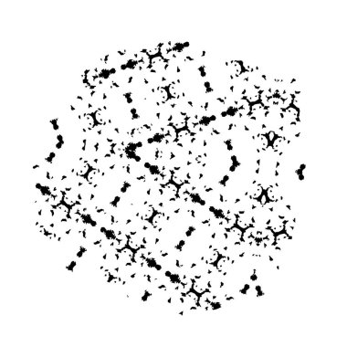 Grunge vektör el fırça darbesi. vektör illüstrasyonu.