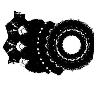 Grunge vektör el fırça darbesi. vektör illüstrasyonu.