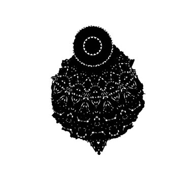 Grunge vektör el fırça darbesi. vektör illüstrasyonu.