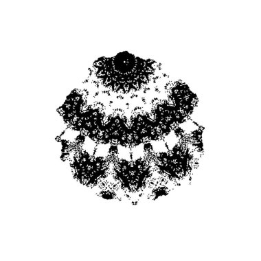 Grunge vektör el fırça darbesi. vektör illüstrasyonu.