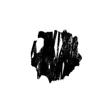 Grunge vektör el fırça darbesi. vektör illüstrasyonu.