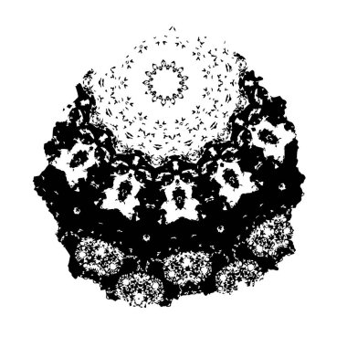 grunge vektör el desenli fırça dokusu.
