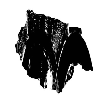 grunge vektör el desenli fırça dokusu.