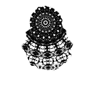 grunge vektör el desenli fırça dokusu.