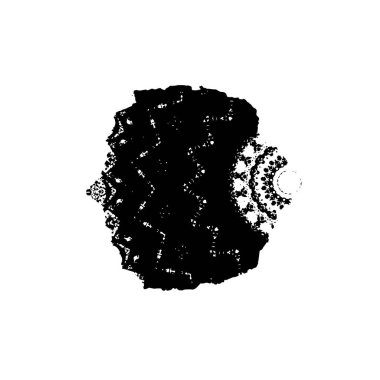 grunge vektör el desenli fırça dokusu.