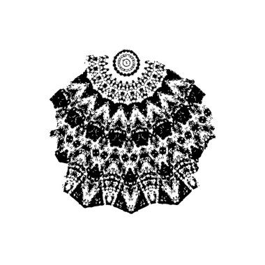 grunge vektör el desenli fırça dokusu.