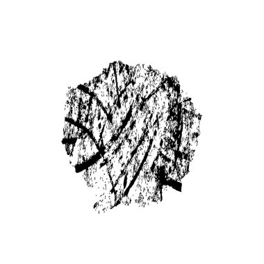 grunge vektör el desenli fırça dokusu.