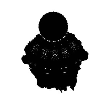 grunge vektör el desenli fırça dokusu.