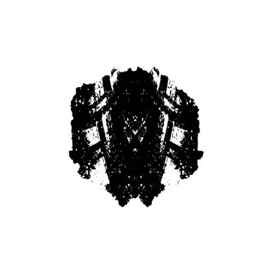 grunge vektör el desenli fırça dokusu.