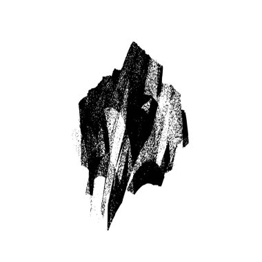 grunge vektör el desenli fırça dokusu.