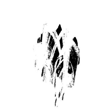 grunge vektör el desenli fırça dokusu.