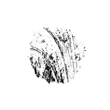 beyaz arkaplanda siyah grunge mürekkep fırçası darbesi