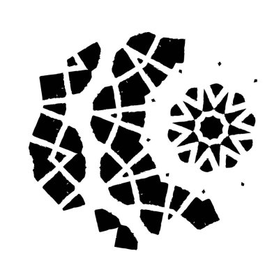 beyaz arkaplanda siyah grunge mürekkep fırçası darbesi