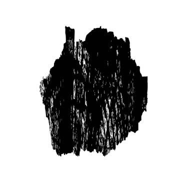 siyah ve beyaz vektör fırça darbesi. grunge dokusu