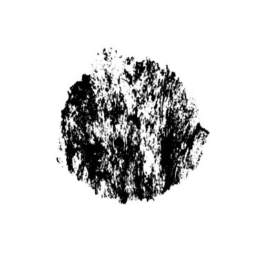 siyah ve beyaz vektör fırça darbesi. grunge dokusu