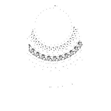 siyah ve beyaz vektör fırça darbesi. grunge dokusu