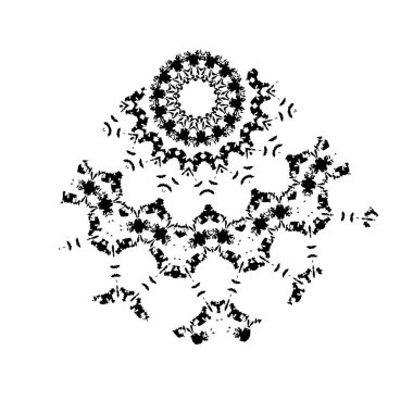 siyah ve beyaz vektör fırça darbesi. grunge dokusu