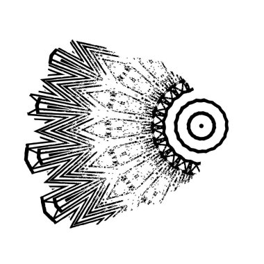 siyah ve beyaz vektör fırça darbesi. grunge dokusu