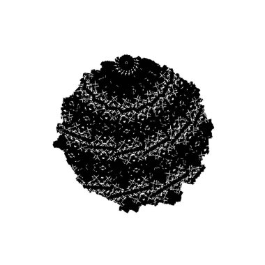 siyah ve beyaz vektör fırça darbesi. grunge dokusu