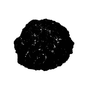 Beyaz arkaplanda soyut grunge mürekkep lekesi