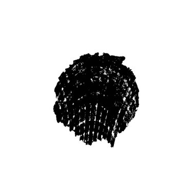 siyah fırça darbesi dokusu. grunge soyut el - boyanmış element.