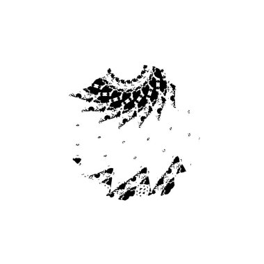 siyah fırça darbesi dokusu. grunge soyut el - boyanmış element.