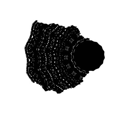 siyah fırça darbesi dokusu. grunge soyut el - boyanmış element.