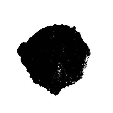 Beyaz arkaplanda soyut grunge mürekkep lekesi