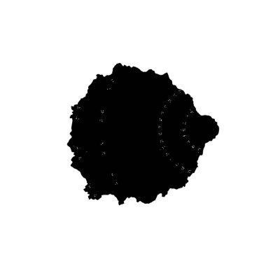 siyah fırça darbesi dokusu. grunge soyut el - boyanmış element.