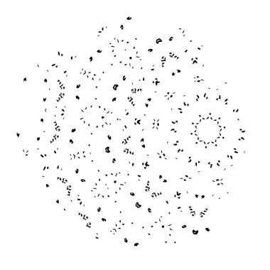 siyah fırça darbesi dokusu. grunge soyut el - boyanmış element.