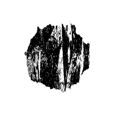 Beyaz arkaplanda soyut grunge fırça darbesi