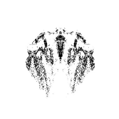 Beyaz arkaplanda soyut grunge noktası. vektör çizimi tasarımı