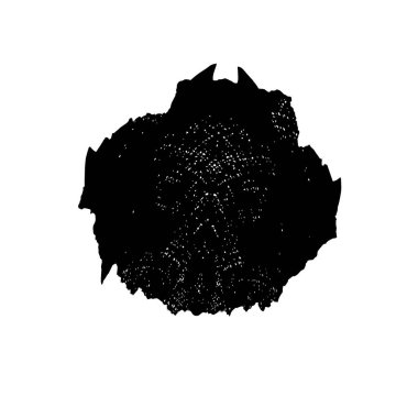 Beyaz arkaplanda soyut grunge fırça darbesi