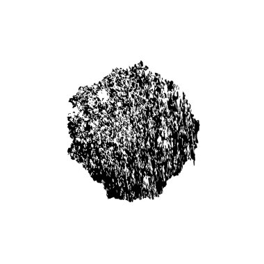 Beyaz arkaplanda soyut grunge fırça darbesi